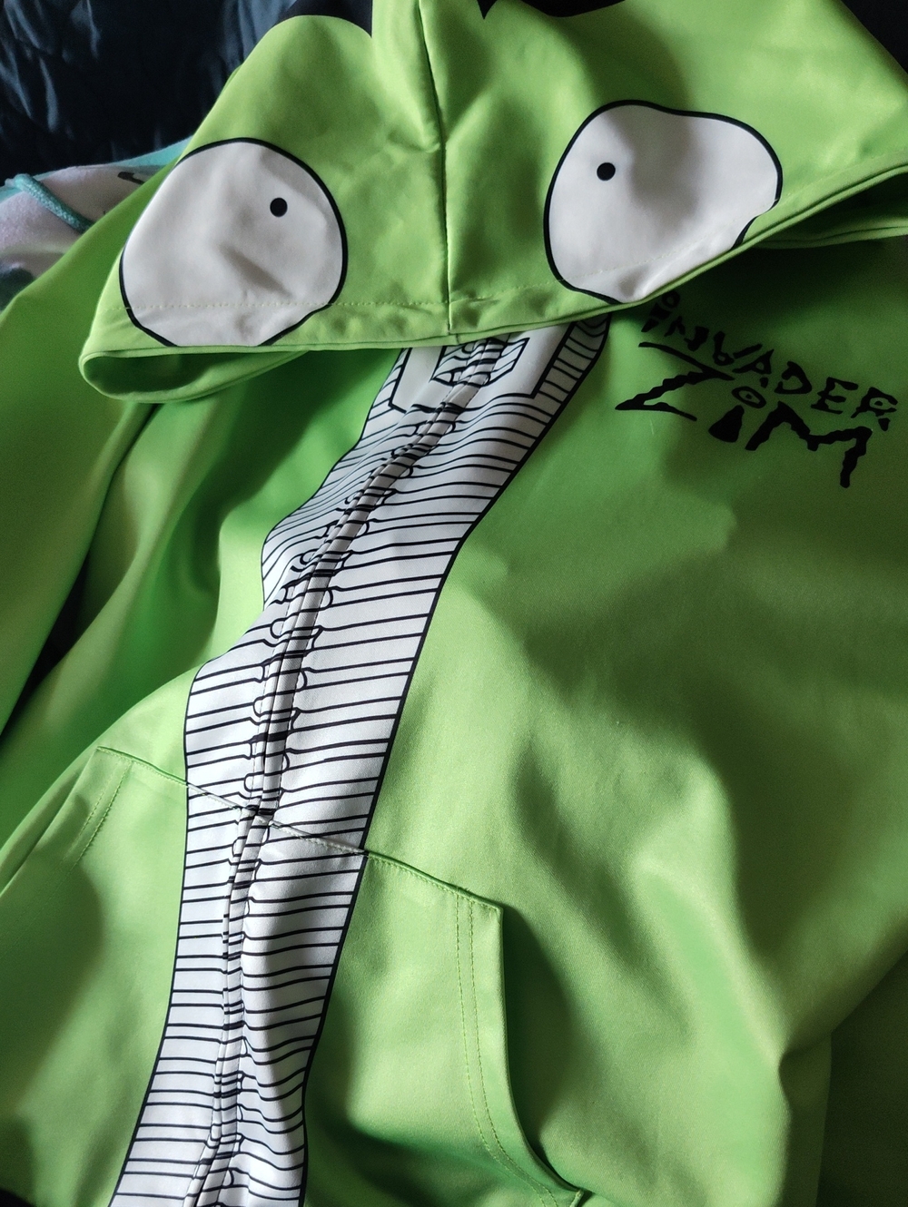Invader Zim Green Character Hoodie